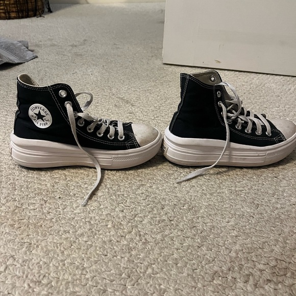 Platform Converse, Worn/Used, Size US 6 - Picture 5 of 8